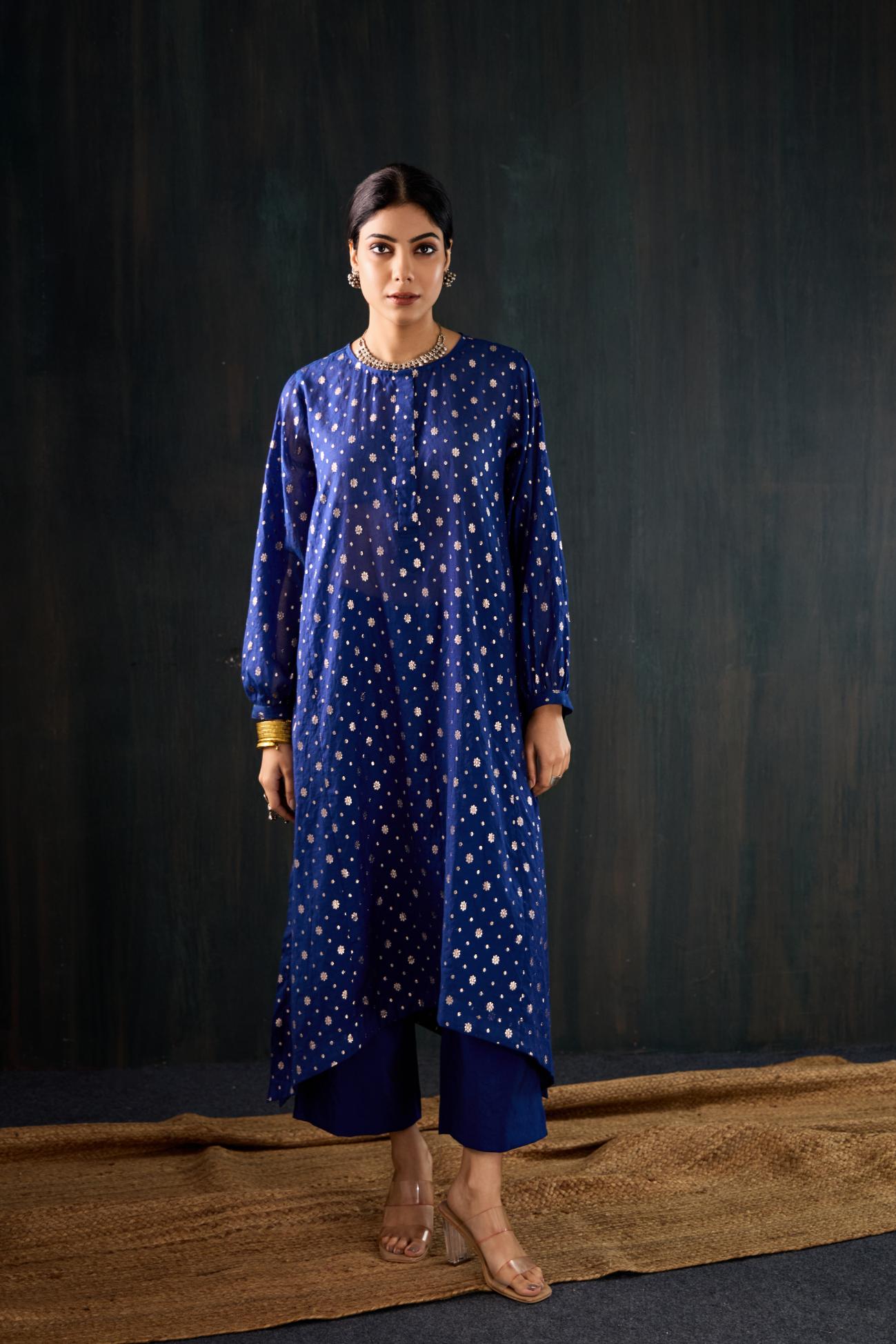 Tara Chanderi Kurta Set