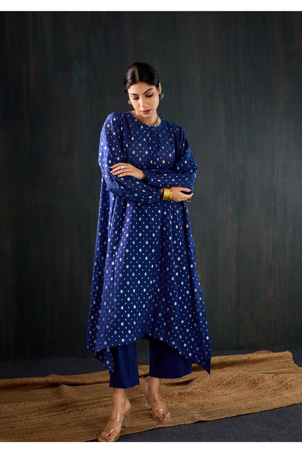 Tara Chanderi Kurta Set