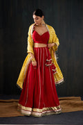 Surkhi Cotton Silk Lehenga Set
