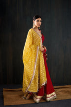 Surkhi Cotton Silk Lehenga Set