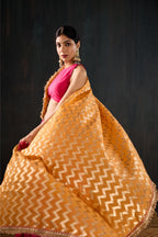 Chamak Cotton Silk Lehenga Set