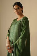 Mehendi Green Straight Kurta Set